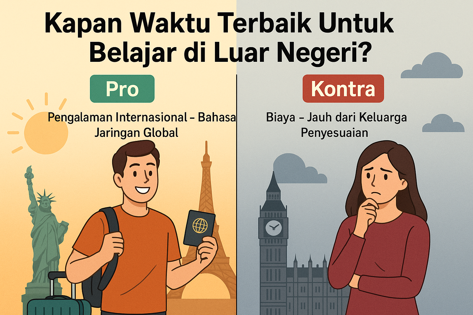 Waktu Terbaik Untuk Belajar di Luar Negeri